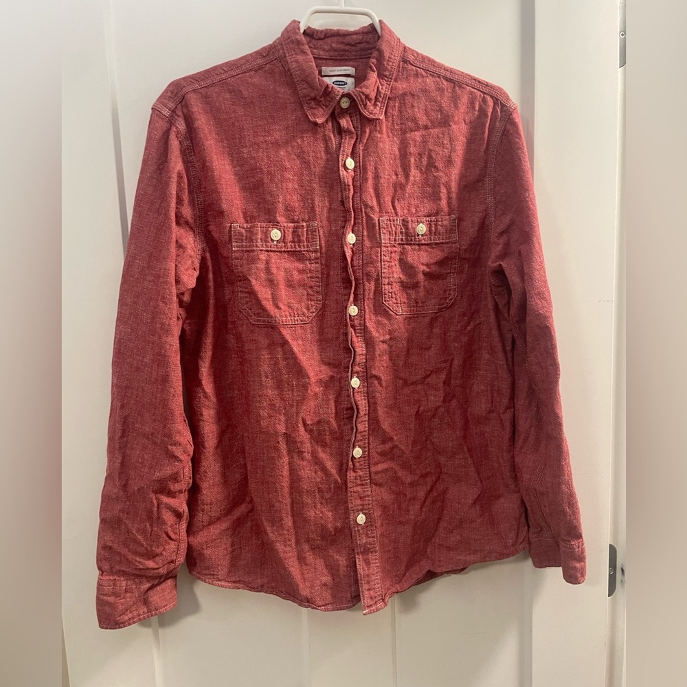 Men’s Old Navy Button Down Shirt Dress Casual